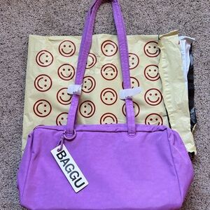 BAGGU Rose Bowler Bag